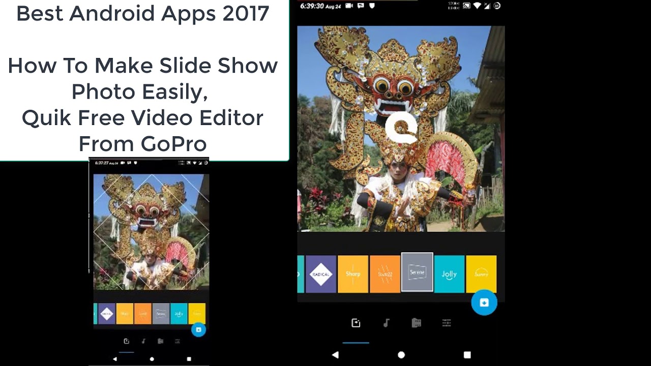 How To Make Slide Show Photo Easily Quik Free Video Editor From Gopro