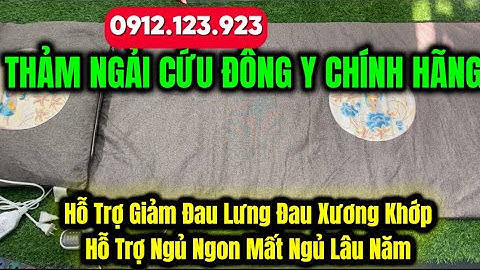 Thảm Ngải Cứu Đông Y Chính Hãng Giúp Ngủ Ngon Ngủ Sâu Giấc, Lưu Thông Mạch Máu