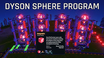 HOW TO MASS PRODUCE RED MATRIX CUBES ► DYSON SPHERE PROGRAM Gameplay ► Factory Simulation Game 2021