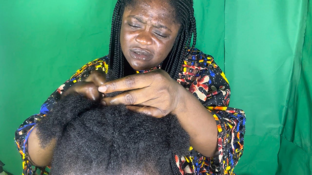 ASMR✨SOFT WHISPER HAIRPLAY, CORNROW MAKING WITH GUM CRACKING SOUND. STORY TIME.