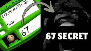 I found a EASTER EGG | Baldi's TUFF basics