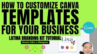 How to Customize Your Canva Templates | Latina Business Branding Kit Tutorial
