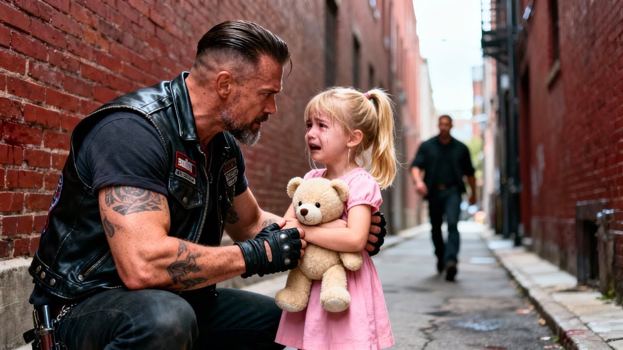 “Please be my dad tonight” — Little girl’s plea stunned the Hells Angel biker