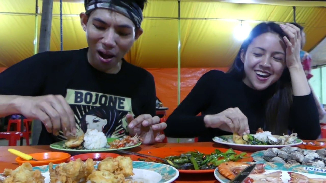 BABY SHIMA & DIOR MAKAN SEAFOOD DI PADEMANGAN 