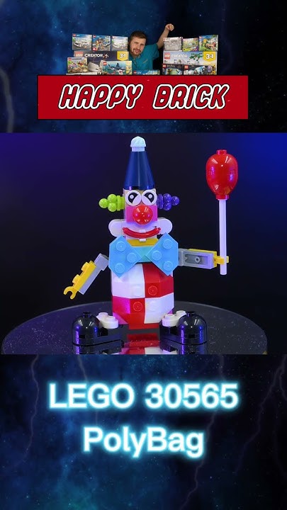 LEGO 30565 Birthday Clown Лего Полибег Клоун #Shorts - YouTube