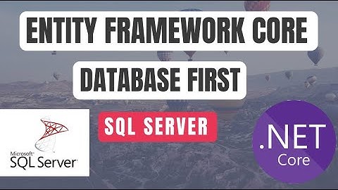 Entity Framework Core - Database first - SQL Server