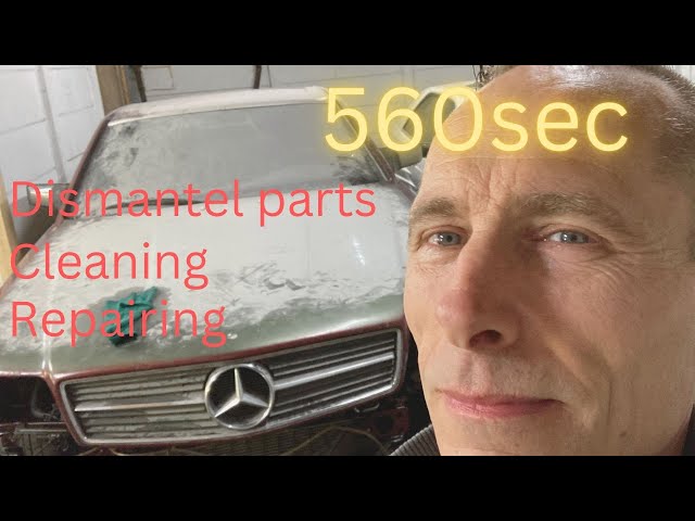W126 Front Bumper repairing/Rebuild A Mercedes-Benz 560sec U.S.A.