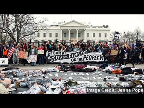 Hundreds of Keystone XL Protestors Arrested, Look to Influence Obama's Final Decision on Pipeline