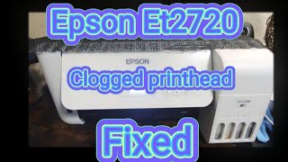 Epson ET2720 sublimation printer clogged print heads fixed!