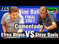 Efren Reyes VS Steve Davis Comentado.