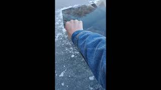 Satisfying ice scraping on my cars front window by Newsflare Viral 290 views 2 years ago 44 seconds