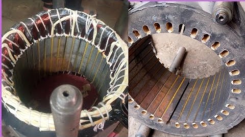 Samford 20kva Alternator winding 3 Phase electric motor winding Complete video