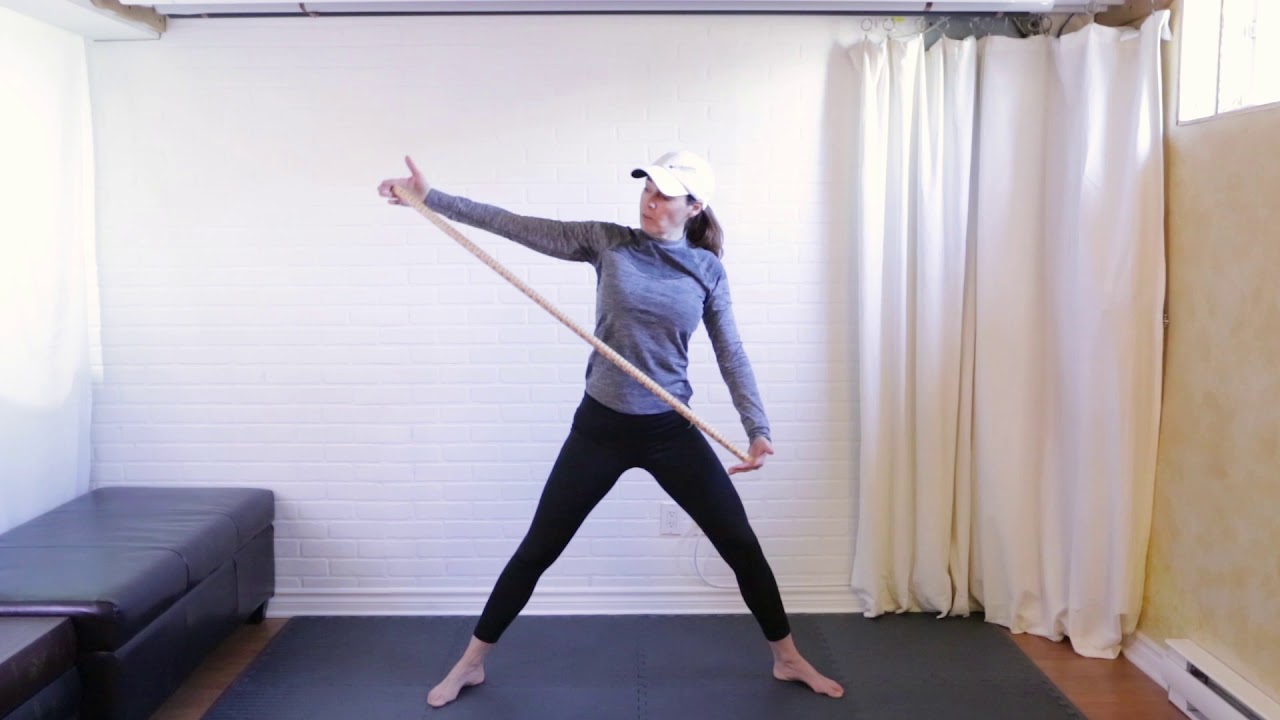 Étirements fonctionnels avec bâton, haut du corps - capsule Mon moment actif