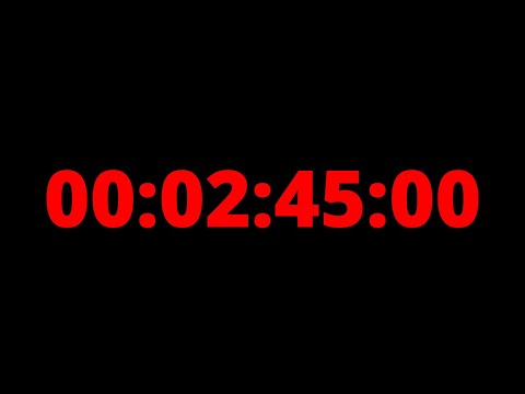2:45 minute red & black timer #10secondcountdown #countdown