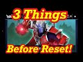 3 Things Before Reset! FREE Global Milestones! Odin Red Stars! Jonny H.E Poll! MARVEL STRIKE FORCE