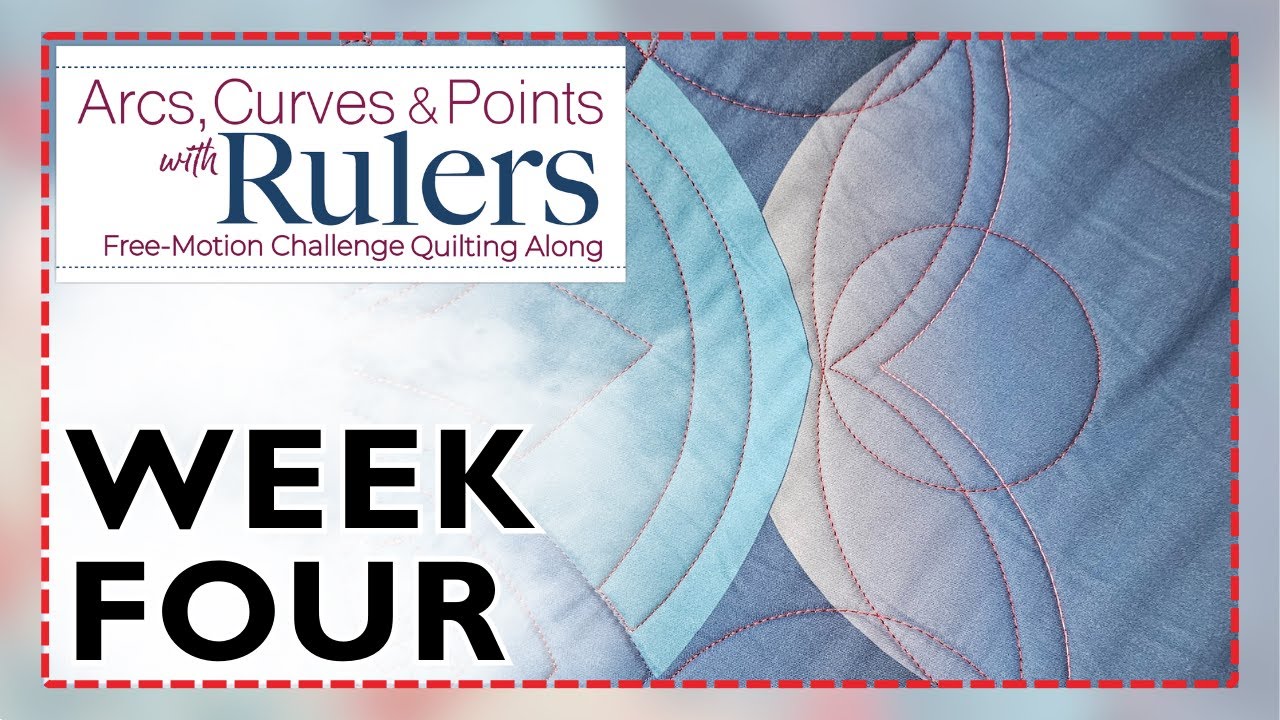 Accent Your Piecing w/ Angela Walters: Arcs, Curves & Points with Rulers Free Motion Quilting Along