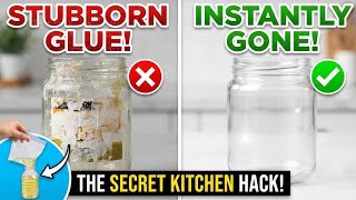 The Secret Kitchen Hack to Remove Stubborn Jar Glue Instantly