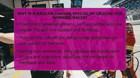 Why Is A NASCAR Chassis Specialist Crucial For Winning Races? - Pit Stop Chronicles