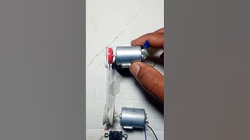 How To Generate electricity-DC Motor #tech #dcmotor #shorts #yutubeshorts