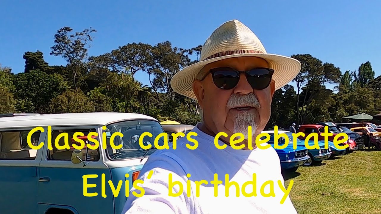 #202 Classic cars at Elvis’ birthday festival.