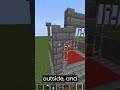 The best 1 minute castle #minecraft #shorts