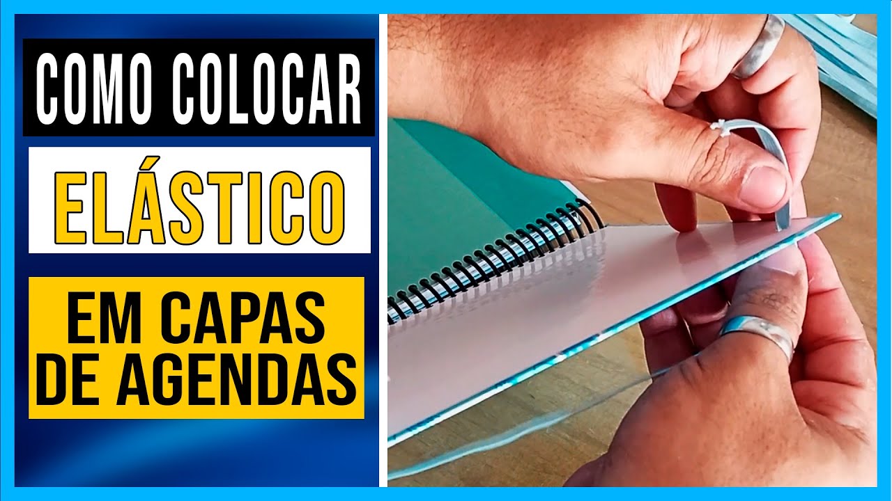 COMO Colocar ELÁSTICO Com Ilhós em Capa A5 de Agendas - #RiggArts
