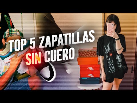 zapatillas sin cuero