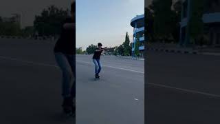Keren Bangett Aksi Gokil Syarif Yosee Main Sepatu Roda