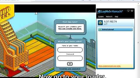 »» How to make an old school Habbo Retro [with Hamachi] ««