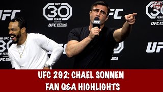 Full Chael Sonnen hilarious UFC Q&A Highlights