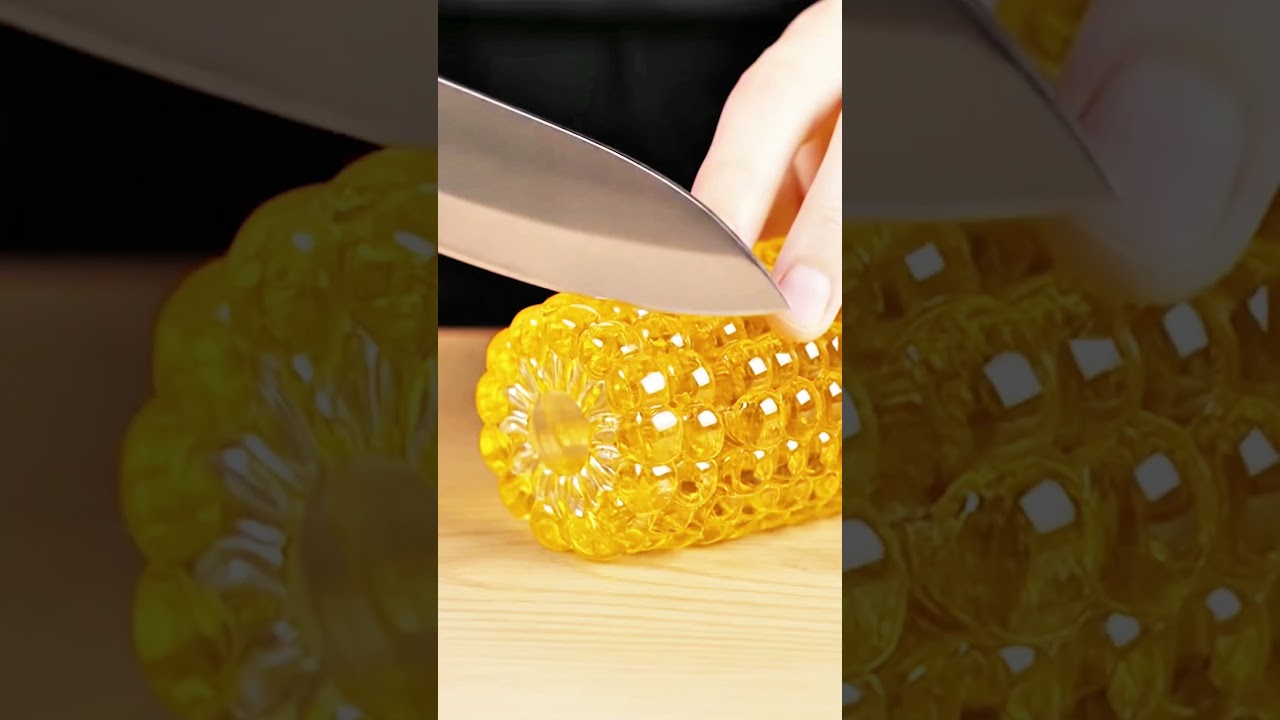Oddly Satisfying Jelly Fruit Cutting ASMR