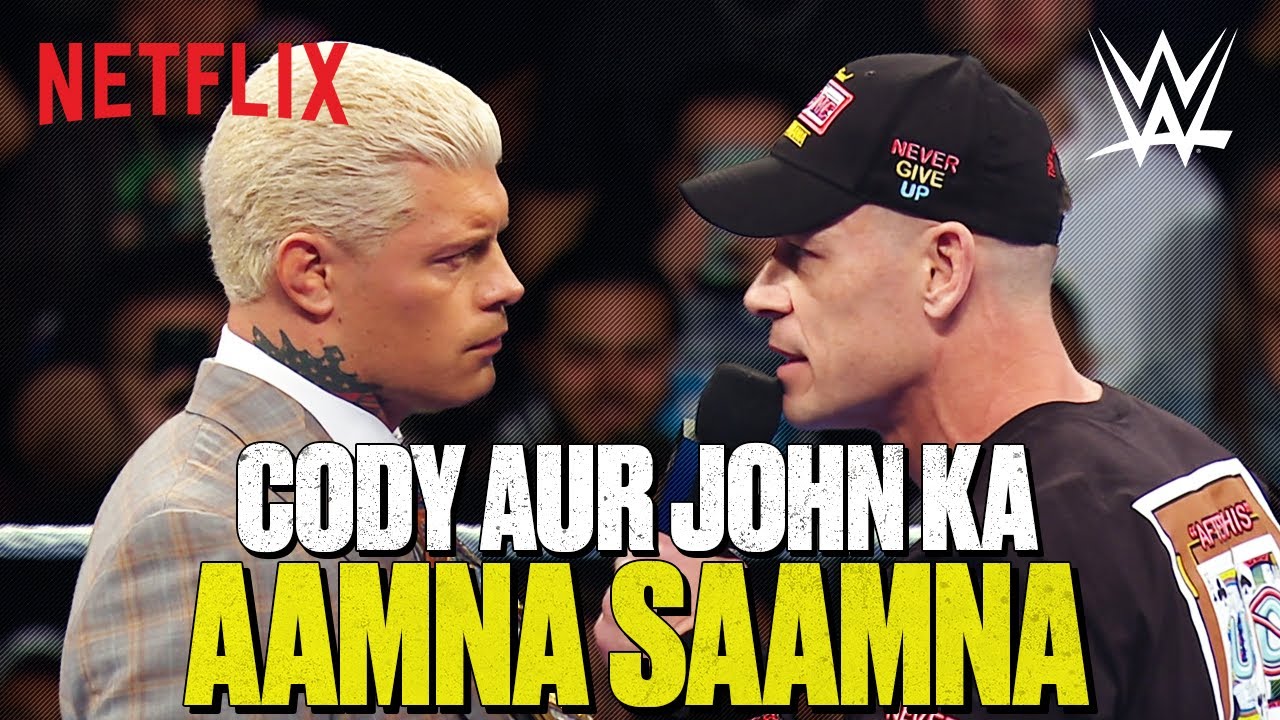 ⁠Cody Rhodes aur John Cena Ka Takkar 🔥 | Hindi Highlights | SmackDown