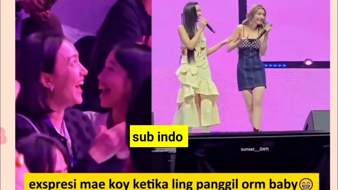 (lingorm) встреча фанатов в Маниле, та, которую вы называете малышкой😁][sub indo