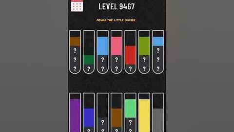 Water sort puzzle level 9467