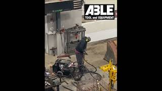 ICS P95 Power Pack, powering an Atlas Copco LH 190 E Hydraulic Breaker