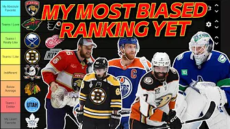 Tier Listing My Favourite NHL Teams