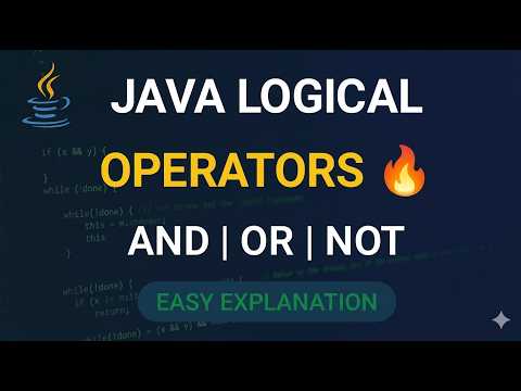 Java Full Concept With AND, OR, NOT Logical Operator  With English And Hindi Language 