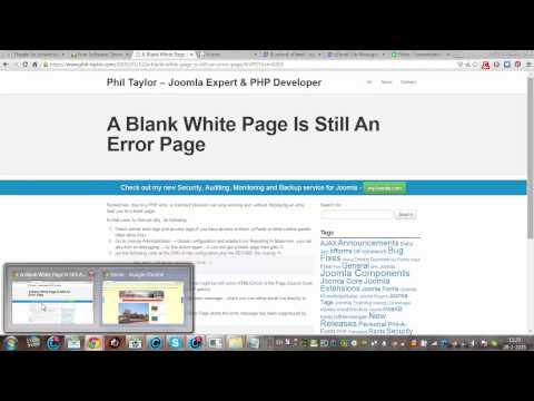 How to Turn on Error Reporting in Joomla