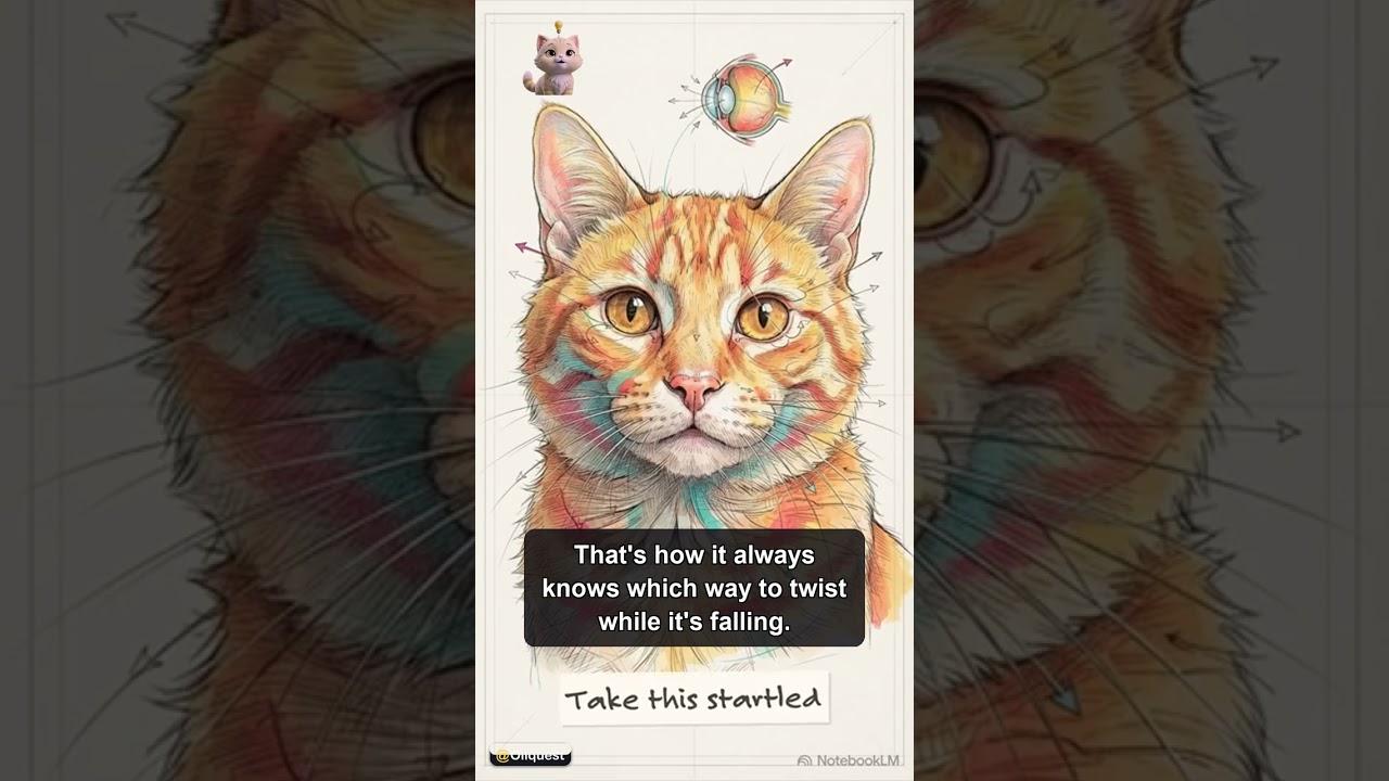 Why Do Cats Always Land on Their Feet? (Part 3) 🚀 #Shorts