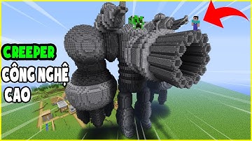 TROLL NOOB Bằng CREEPER CÔNG NGHỆ CAO - Nếu Channy Sở Hữu Creeper Mạnh Nhất  - Channy Minecraft