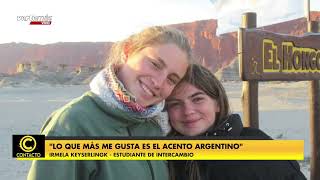 'El acento argentino me encanta'  Irmela Keyserlingk, estudiante de intercambio