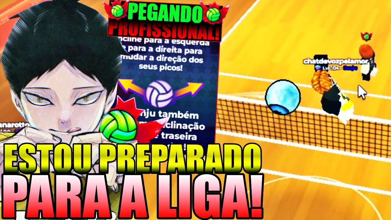 VOU GANHAR A LIGA DOS CAMPEÕES! PEGANDO PRO COM ALEATORIO! VOLLEYBALL LEGENDS! ESTOU PREPARADO! SANU