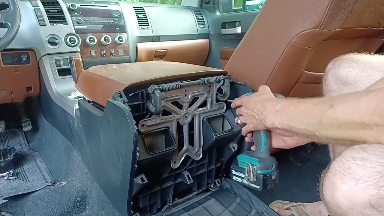0721 TOYOTA TUNDRA CENTER CONSOLE LID REPLACEMENT / REPAIR YouTube