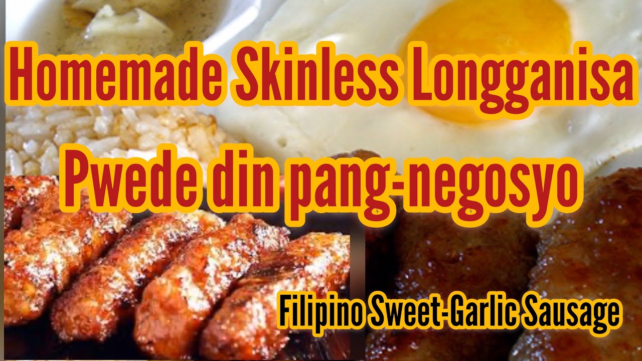 Homemade Beef Skinless Longganisa