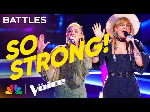 Kylee Dayne vs. Mary Kate Connor on Taylor Swift's "Anti-Hero" | The Voice Battles | NBC