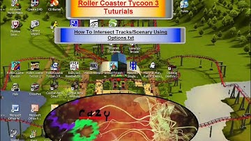 [TUT] RCT3 Tutorials | How To Intersect Tracks / Do The Options.txt Cheat