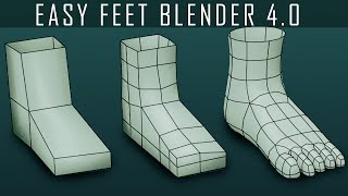 Blender 4.0 | Model Feet For Beginners