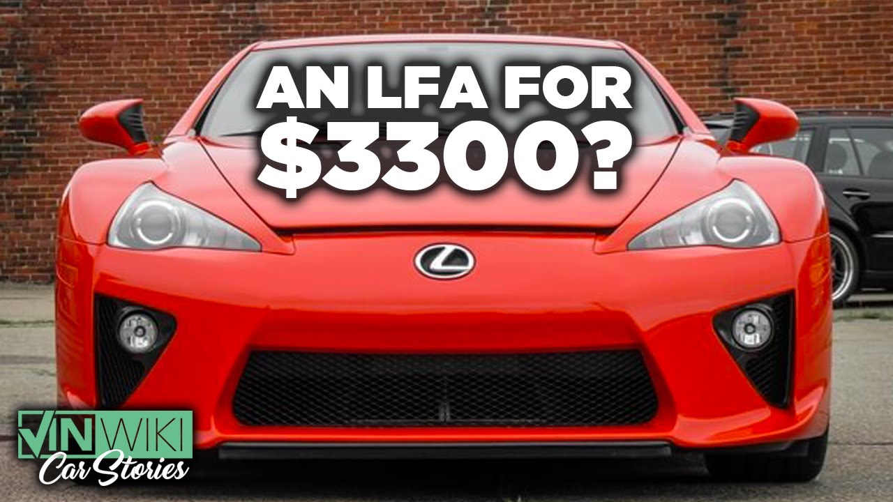 How did this running & driving LFA sell for $3,300? - YouTube