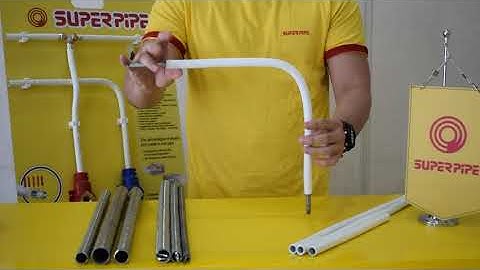 Pipe spring - to use for easy and conveniently shaping of SuperPipe MLCP as per specification