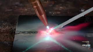 Welding Aluminium 2mm with Dillon acetylen / oxygen gas torch